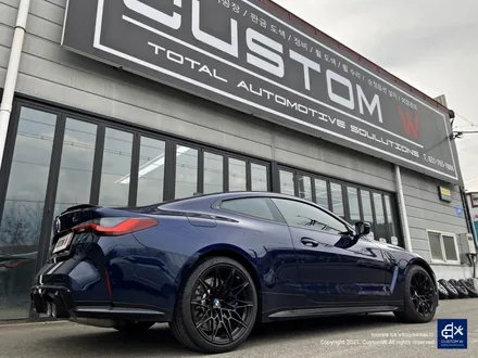BMW G82 M4 컴페티션 826M 휠수리 후 블랙유광 휠도색 / 용인 처인구