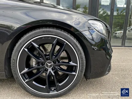 벤츠 E53 AMG 휠수리 후 매트 블랙 실버 투톤 휠도색 / 용인 처인구