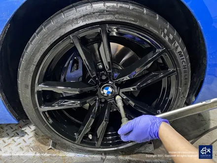 BMW Z4 블랙유광 휠도색 / 용인 처인구