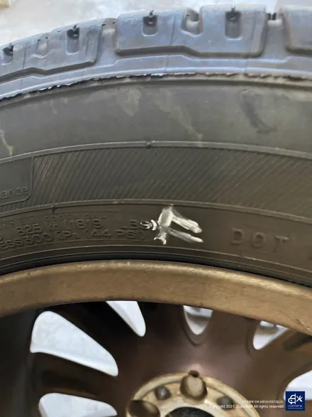 벤츠 GLC350e 리어 범퍼 수리 + 휠수리 후 무광 그레이 휠도색 + 블랙 캘리퍼 도색 / 용인 처인구