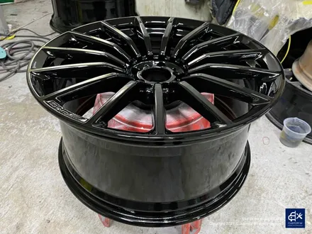 벤츠 GT43 AMG 휠수리 후 블랙유광 휠도색 / 용인 처인구