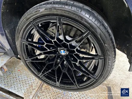 BMW M4 컴페티션 826M 휠수리 후 블랙유광 휠도색 / 용인 처인구