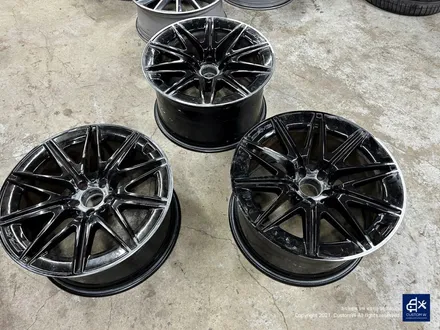 벤츠 GT43 AMG 휠수리 후 블랙유광 휠도색 / 용인 처인구