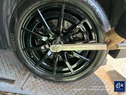 벤츠 GLB35 AMG 하이그로시 블랙 (유광 블랙) 휠 도색 작업으로 확 달라진 느낌 적인 느낌?! / 용인 처인구