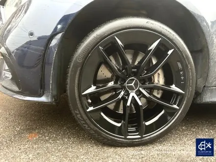 벤츠 CLS53 AMG 휠 상처 수리 후, 하이그로시 블랙 / 유광 검정 휠 도색_! / 용인 처인구