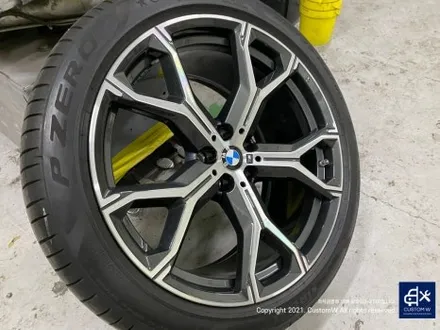 BMW G06 X6 30D 21인치 741M 휠 상처 수리 후, 다이아몬드 커팅 휠 복원 / 용인 처인구