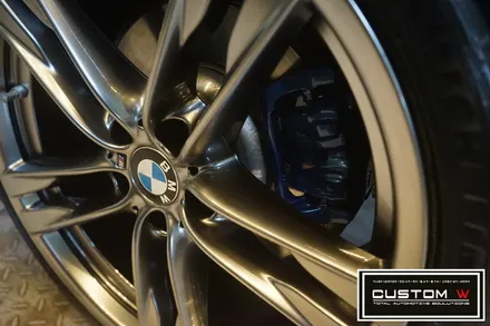 BMW 640D 20인치 고스트크롬 휠도색, M퍼포먼스 블루 컬러 캘리퍼도색. / 용인 처인구