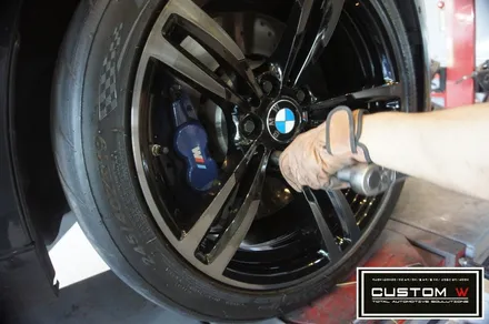 잘못된 휠수리로 고생하신 고객분.. BMW F80 M3 437M 휠복원 작업. / 용인 처인구