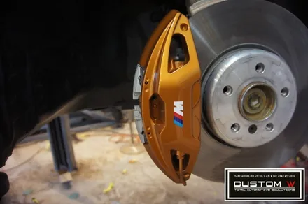 BMW G11/G12 740LI 휠상처수리후 건메탈 휠도색 , 골드 캘리퍼 도색.! / 용인 처인구