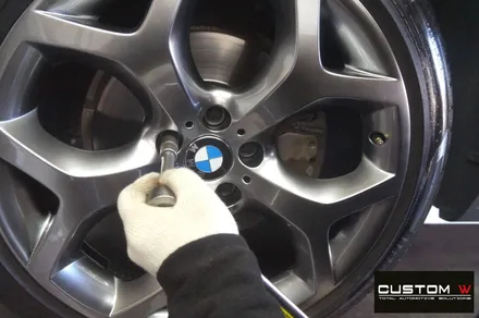 BMW X6 20인치 Y스포크 휠 상처 수리 후, 고스트 크롬 휠도색. / 용인 처인구