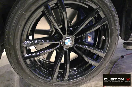 BMW 6GT 630d 19인치 블랙유광 휠도색 / 용인 처인구