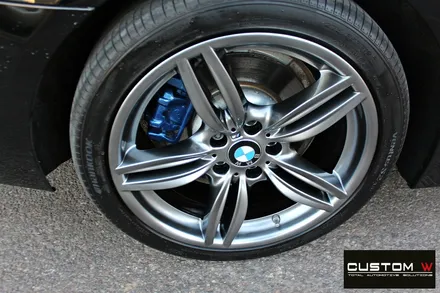 BMW 530d 휠 상처 수리 후 고스트 크롬 휠도색 / 용인 처인구