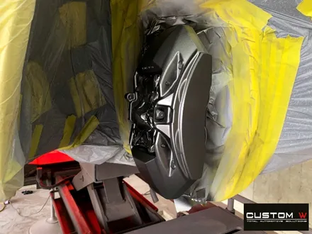 벤츠 21년식 E53 AMG 블랙 실버 투톤 무광 휠도색 + 건메탈 캘리퍼 도색 / 용인 처인구