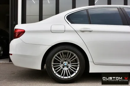 BMW F10 520d 휠 상처 수리 후 고스트 크롬 휠도색 / 용인 처인구