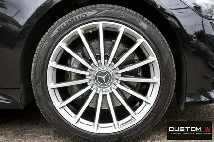 벤츠 GT43 AMG 휠 상처 수리 후 다이아몬드 컷팅 휠복원 / 용인 처인구