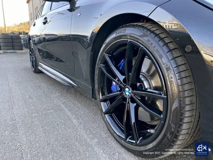 BMW G20 320d 투어링 791M 휠수리 후 블랙유광 휠도색 / 용인 처인구