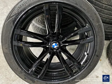 BMW 730Ld 박리 후 블랙유광 휠도색 + 블루 캘리퍼 도색 / 용인 처인구