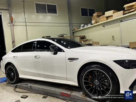 벤츠 GT43 AMG 블랙실버 투톤 유광 휠도색 / 용인 처인구