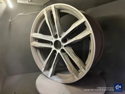 BMW 420i 휠수리 후 블랙유광 휠도색 + 레드 캘리퍼 도색 / 용인 처인구