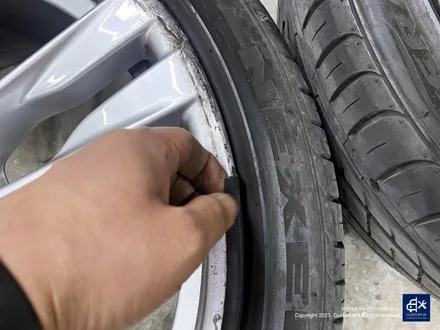 BMW 640d 휠수리 후 블랙유광 휠도색 + 레드 캘리퍼 도색 / 용인 처인구