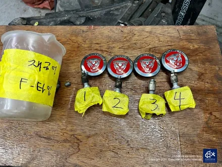 재규어 F타입(F-type) 휠수리 후 블랙유광 휠도색 / 용인 처인구