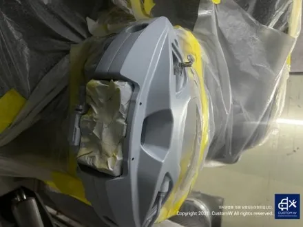 와_! 이게 플렉스다_! 전기차 럭셔리 세단 BMW I7 블루 캘리퍼 도색 고객과의 소통을 중요시하는 커스텀 W (feat. 훈훈한 카톡 내용 캡처 ) / 용인 처인구