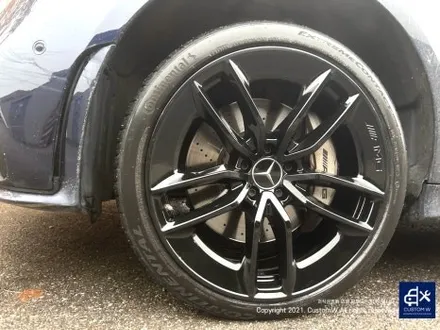 벤츠 CLS53 AMG 휠 상처 수리 후, 하이그로시 블랙 / 유광 검정 휠 도색_! / 용인 처인구