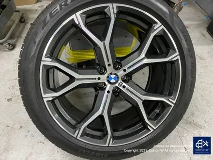 BMW G06 X6 30D 21인치 741M 휠 상처 수리 후, 다이아몬드 커팅 휠 복원 / 용인 처인구