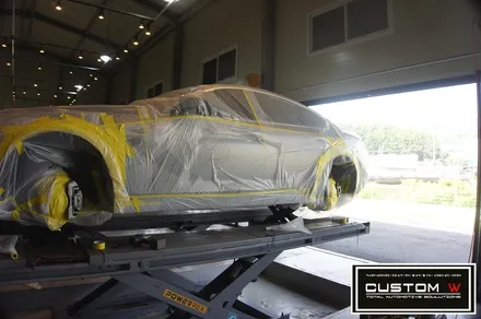 BMW 640D 휠 상처 수리후, 고스트 크롬 휠도색 그리고 M 퍼포먼스 블루 캘리퍼 도색 까지.!! / 용인 처인구