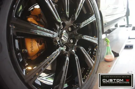 볼보 XC90 덩치큰 SUV에 어울리는 휠도색과 캘리퍼도색. / 용인 처인구