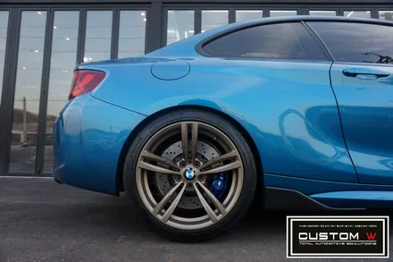 BMW M2 437M 휠 상처 수리후, 브론즈 휠도색.! 분당 용인 수입차 BMW 휠수리 휠복원 휠도색 커스텀W.! / 용인 처인구