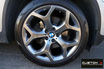 BMW X6 20인치 Y스포크 휠 상처 수리 후, 고스트 크롬 휠도색. / 용인 처인구
