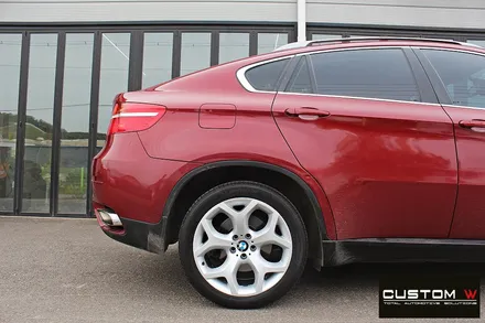 BMW X6 휠 상처 수리 후 실버 휠도색 복원 / 용인 처인구