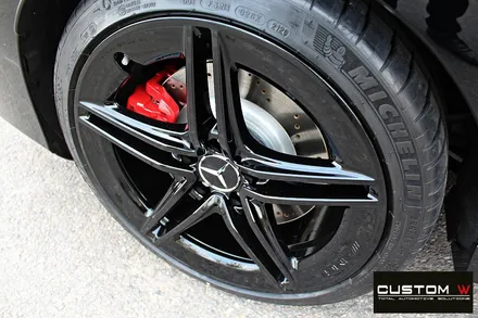 벤츠 CLA45 AMG S  블랙유광 휠도색 / 용인 처인구