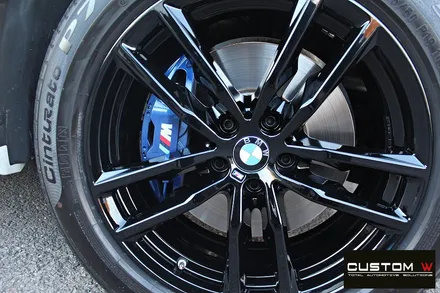 BMW X4 휠 상처 수리 후 블랙유광 휠도색 / 용인 처인구