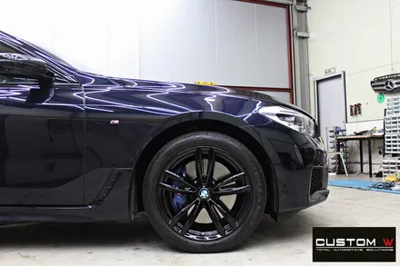 BMW 6GT 630d 19인치 블랙유광 휠도색 / 용인 처인구