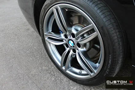 BMW 530d 휠 상처 수리 후 고스트 크롬 휠도색 / 용인 처인구