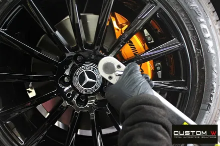 벤츠 GLC300 마차휠 블랙유광 휠도색 / 용인 처인구