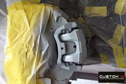 BMW G02 신형 X4 M40i 21인치 블랙유광 휠도색 + M 스포츠 브레이크 레드 캘리퍼 도색 / 용인 처인구