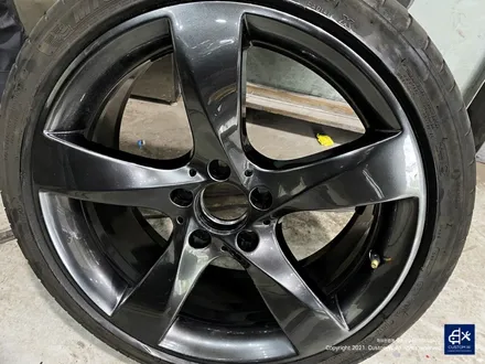 벤츠 C220d 휠수리 후 고스트 크롬 휠도색 / 용인 처인구