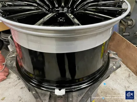 벤츠 GT43 AMG 휠수리 후 블랙실버 투톤 휠도색 / 용인 처인구