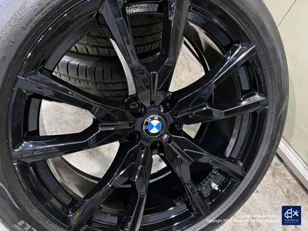 BMW X7 755M 블랙유광 휠도색 + 레드 캘리퍼 도색 / 용인 처인구