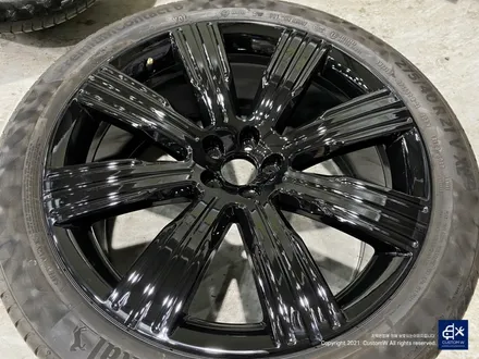 볼보 XC90 휠수리 후 블랙유광 휠도색 / 용인 처인구