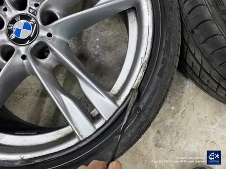 BMW 640d 휠수리 후 블랙유광 휠도색 + 레드 캘리퍼 도색 / 용인 처인구