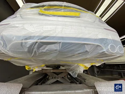 벤츠 E53 AMG 휠수리 후 블랙 실버 투톤 무광 휠도색 + 레드 캘리퍼 도색 / 용인 처인구