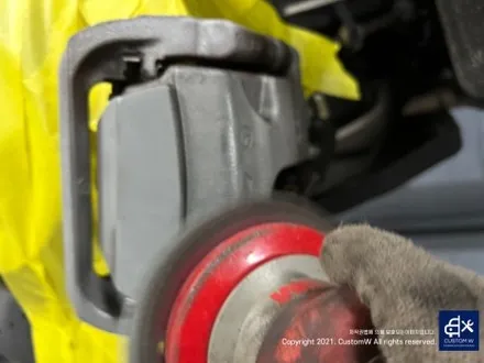 벤츠 GLE53 AMG 블랙 유광 휠도색 그리고 레드 캘리퍼 도색까지_! 완벽한 컬러 밸런스_! / 용인 처인구