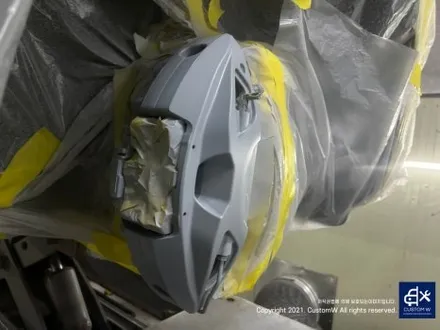 와_! 이게 플렉스다_! 전기차 럭셔리 세단 BMW I7 블루 캘리퍼 도색 고객과의 소통을 중요시하는 커스텀 W (feat. 훈훈한 카톡 내용 캡처 ) / 용인 처인구