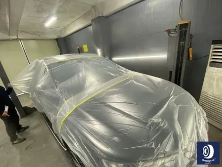 아우디 Q7 55TFSI 플라스틱 커버가 장착된 21인치 휠 블랙 유광 휠도색 + 부식 제거 후, 건메탈 그레이 캘리퍼 도색 / 용인 처인구