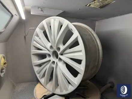 BMW F15 X5 30D 엄청나게 고착된 분진 제거 후, 깔끔하게_!!   하이그로시 블랙 / 검정 유광 휠도색 / 용인 처인구