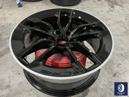 벤츠 CLS53 AMG 휠 상처 수리 후, 블랙 + 실버 투톤 휠도색 그리고  레드 캘리퍼 도색 작업까지_! (FEAT. 비 오는 날에도 작업 이상무_!!) / 용인 처인구